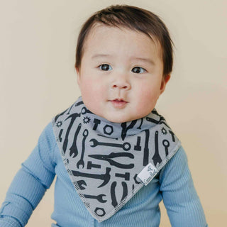 Copper Pearl Bandana Bibs — Diesel (Set of 4)