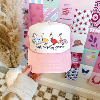 Just a Silly Goose Trucker Hat