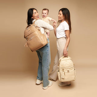 Itzy Ritzy Boss Plus™ Backpack Diaper Bag — Chai Latte