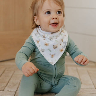 Copper Pearl Bandana Bibs — Wilder (Set of 4)