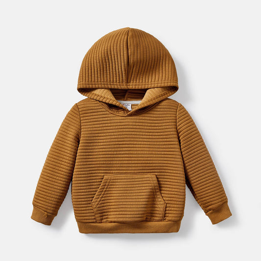 Textured Hoodie Sweatshirt