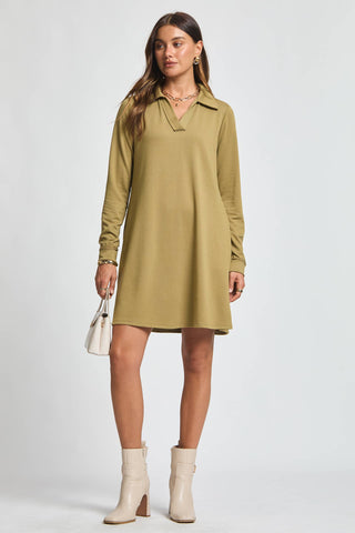 French Terry A Line Dress