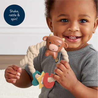 Itzy Ritzy Ritzy Rattle Silicone Teether Rattle