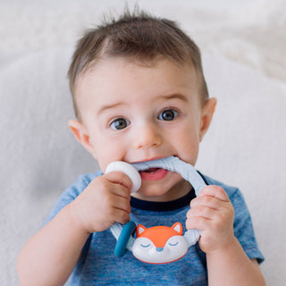 Itzy Ritzy Ritzy Rattle Silicone Teether Rattle
