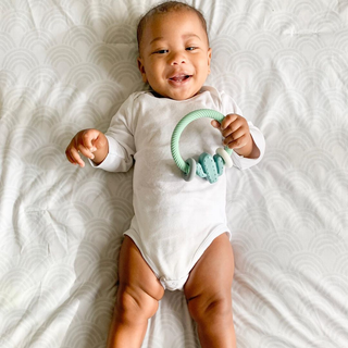Itzy Ritzy Ritzy Rattle Silicone Teether Rattle