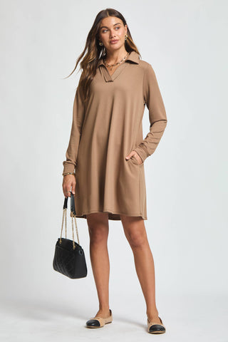 French Terry A Line Dress