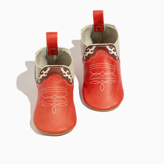 Freshly Picked Crimson Cowboy Chelsea Boot Baby Shoe