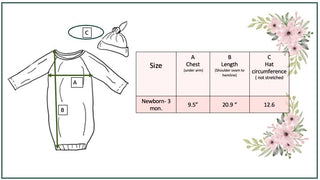 Cowboy Baby Gown