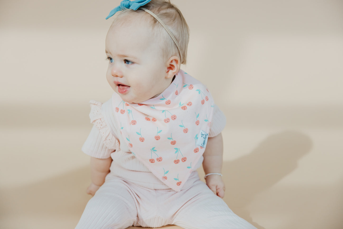 Copper Pearl Cheery Bandana Bib Set (4-Pack)