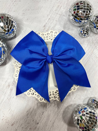 6" Solid Cheer Bow | Alligator Clip