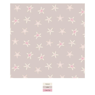 Print Bib Set of 3 in Fresh Air Beach Day, Latte Starfish & Shrinking Violet Flip Flops and Flowers