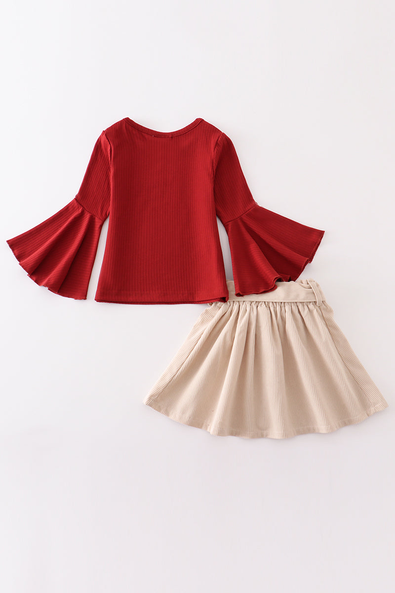 Thanksgiving Skirt Set