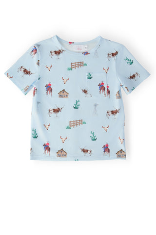Boys Ranch Hand Short Sleeve Pocket Tee