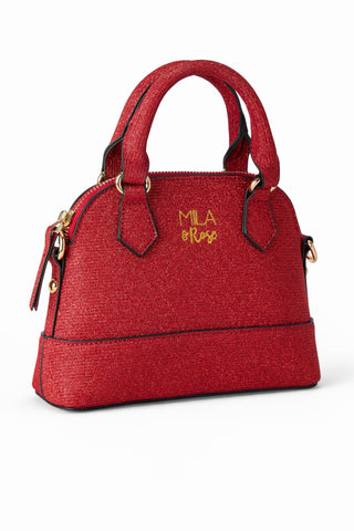 Red Shimmer Girls Crossbody Purse