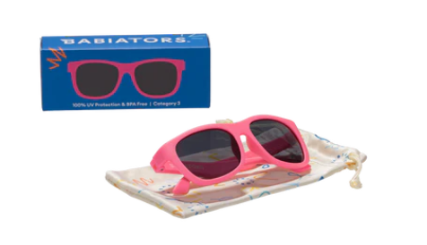 Babiators Orig. Navigator: Think Pink!  3-5yr