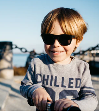 Babiators Original Navigator Sunglasses | Jet Black | Ages 3-5