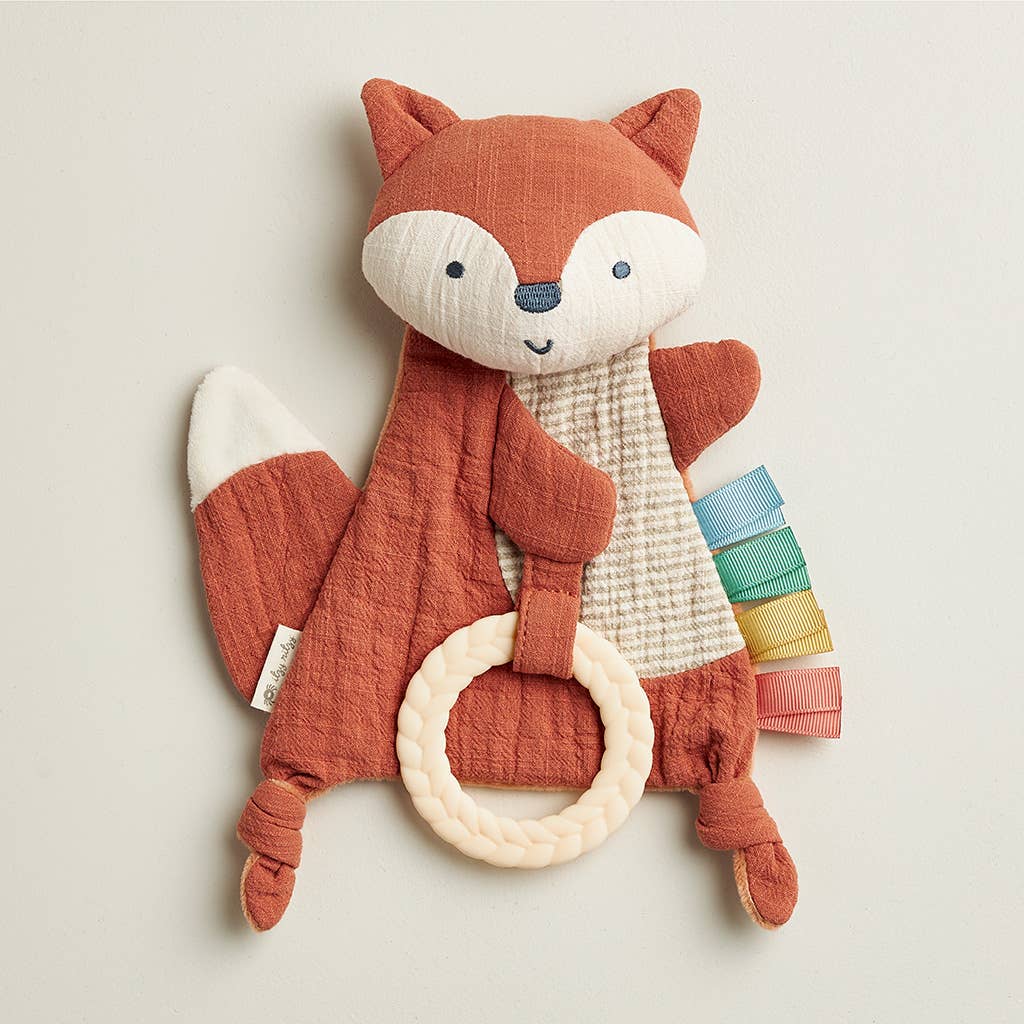 Itzy Ritzy - *NEW* Fox Bitzy Crinkle™ Sensory Toy with Teether