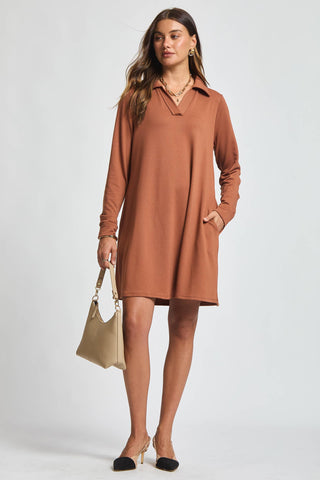 French Terry A Line Dress