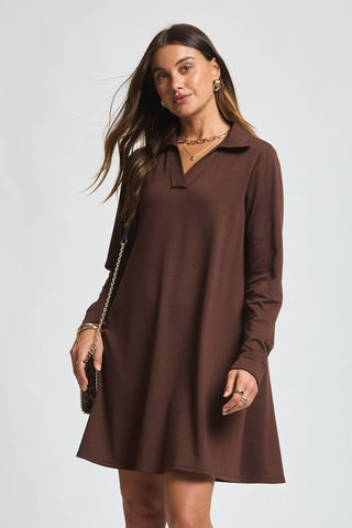 French Terry A Line Dress