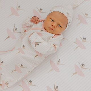 Copper Pearl Newborn Knotted Gown — Katerina