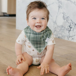Copper Pearl Bandana Bibs — Wilder (Set of 4)