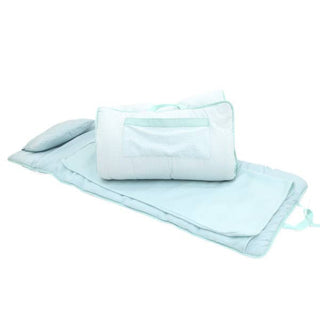 Mint Seersucker Nap Roll