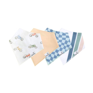 Copper Pearl Bandana Bibs — Ryder (Set of 4)