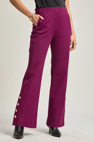 Magic Gala Button-Hem Pants
