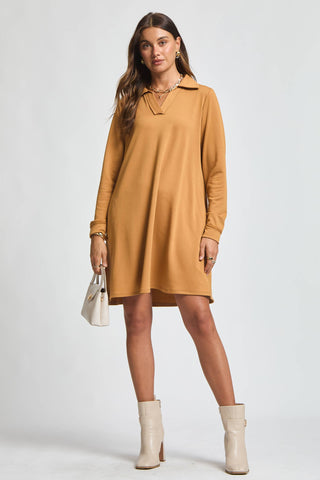 French Terry A Line Dress