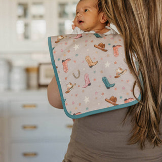 Copper Pearl Premium Burp Cloths — Cheyenne (Set of 3)
