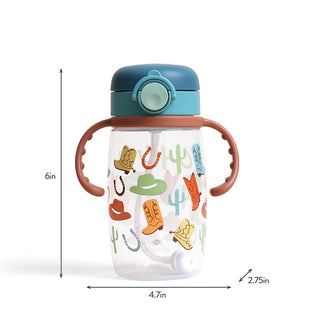 Itzy Ritzy Weighted Straw Cup with Snap-Close Lid