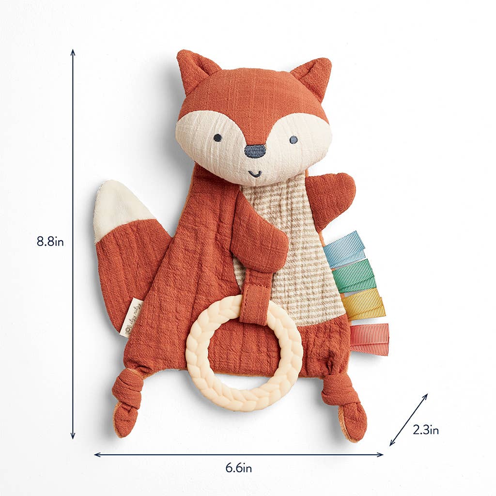 Itzy Ritzy - *NEW* Fox Bitzy Crinkle™ Sensory Toy with Teether