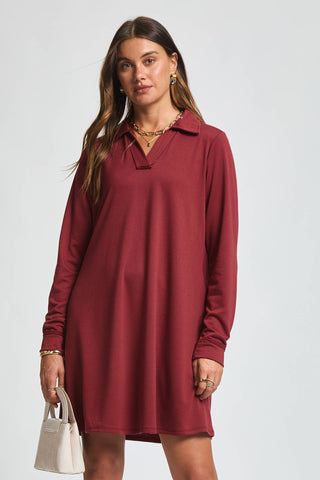 French Terry A Line Dress