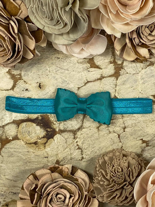 2.5" Bitty Scalloped Bow | Headband