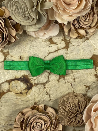 2.5" Bitty Scalloped Bow | Headband