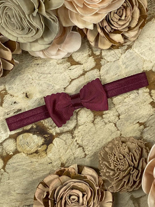 2.5" Bitty Scalloped Bow | Headband