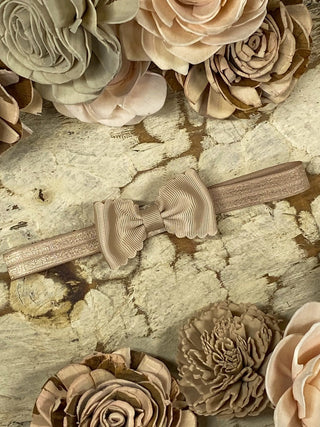 2.5" Bitty Scalloped Bow | Headband