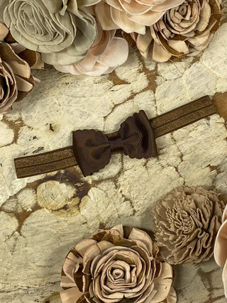 2.5" Bitty Scalloped Bow | Headband