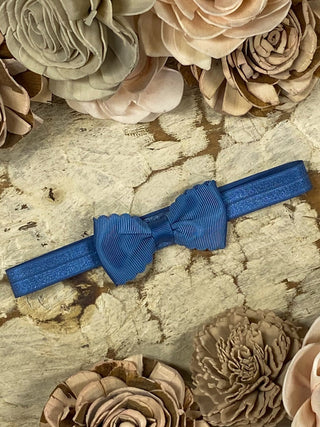 2.5" Bitty Scalloped Bow | Headband