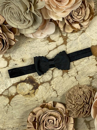 2.5" Bitty Scalloped Bow | Headband