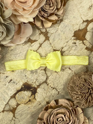 2.5" Bitty Scalloped Bow | Headband