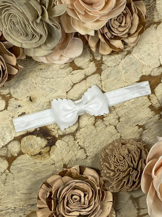2.5" Bitty Scalloped Bow | Headband