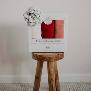 Parker Baby Co. Rose Swaddle Set — 3-Pack