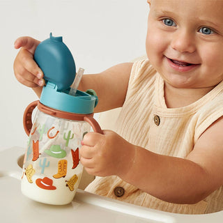 Itzy Ritzy Weighted Straw Cup with Snap-Close Lid