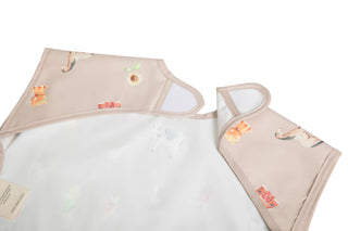 Ali+Oli Smock Bib — Short Sleeve, Farm Print