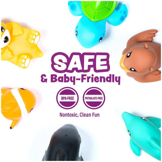 Tub Works Marine Mold-Free Bath Toys — 6-Pack