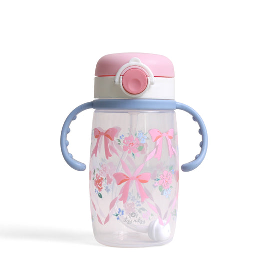 Itzy Ritzy Weighted Straw Cup with Snap-Close Lid