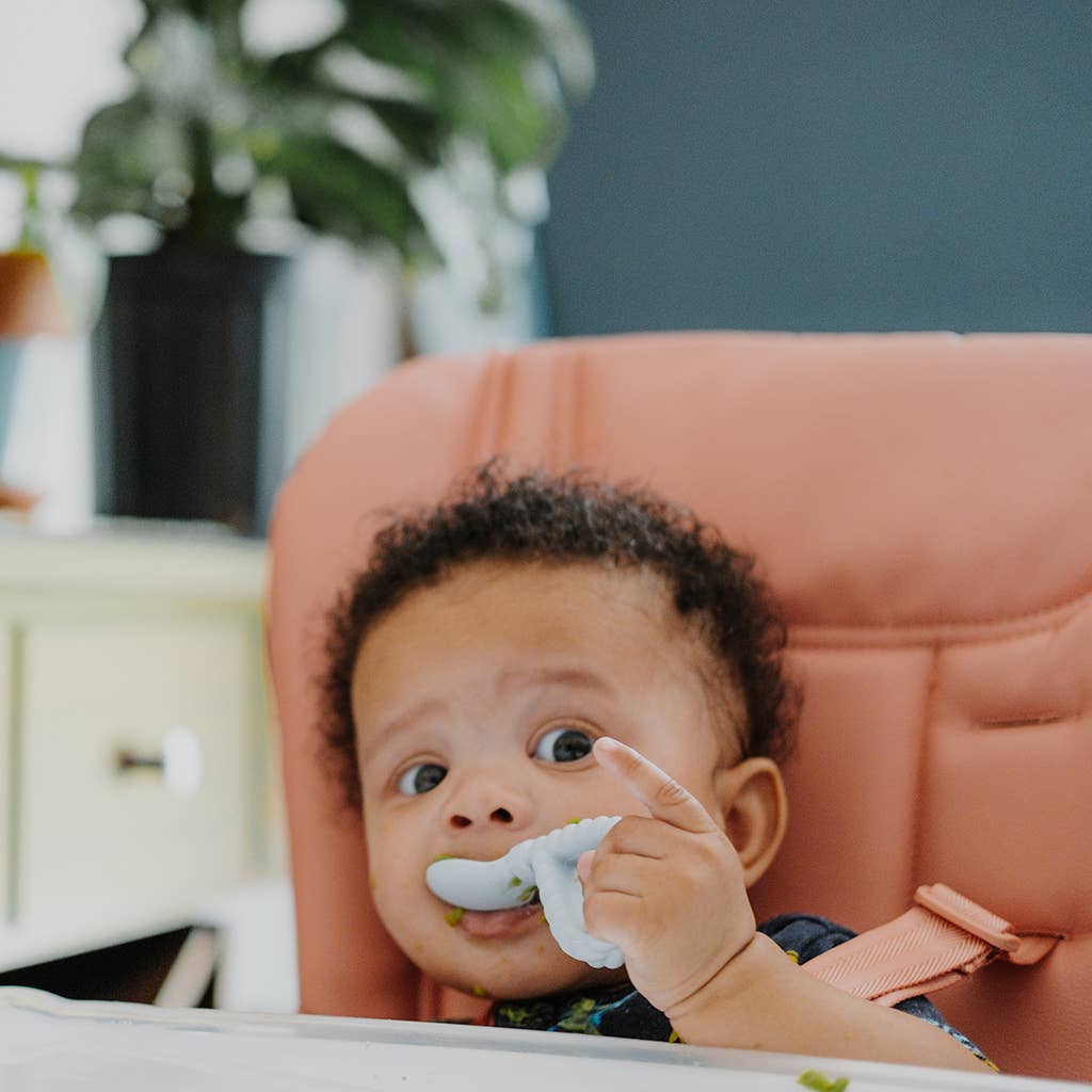 Itzy Ritzy Sweetie Spoons Silicone Fork and Spoon Set