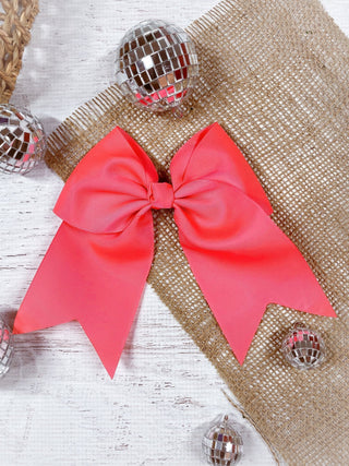 6" Solid Cheer Bow | Alligator Clip