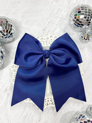 6" Solid Cheer Bow | Alligator Clip